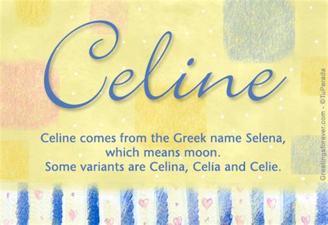 middle names for celine|Middle Names for Celine : r/namenerds .